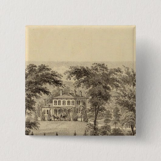 Verblijf van Marshall McDonald Vierkante Button 5,1 Cm (Voorkant)