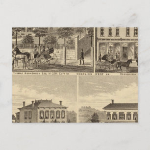Verblijf van Thomas Hornbrook Briefkaart