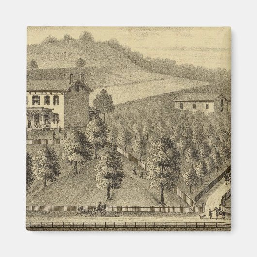 Verblijf van William Schrader Magneet (Voorkant)