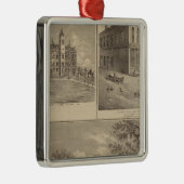 Verblijf West Liberty College Metalen Ornament (Rechts)