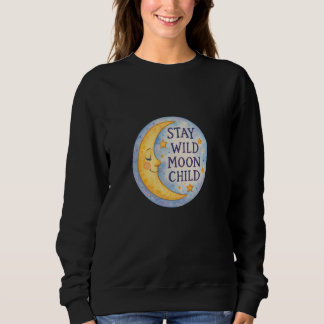 Verblijf Wild Moon Child MoonChild en sterren Trui