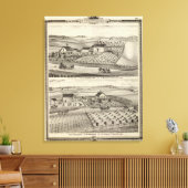 Verblijfplaats C Seiberling Canvas Afdruk (Insitu (Woonkamer))