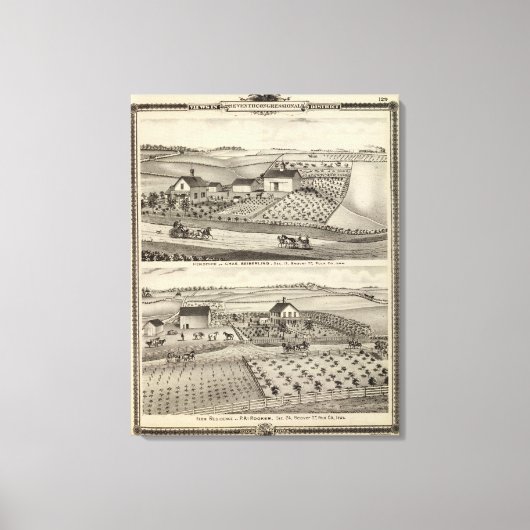 Verblijfplaats C Seiberling Canvas Afdruk (Voorkant)