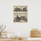 Verblijfselen, Abilene, Kansas Poster (Keuken)