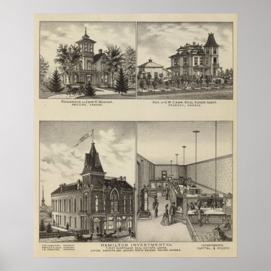 Verblijfselen, Abilene, Kansas Poster (Voorkant)