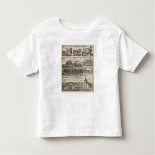 Verblijfselen, bedrijven en stad Eyota Kinder Shirts