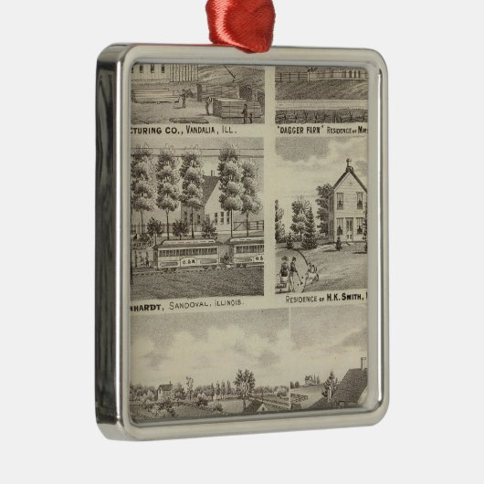 Verblijfselen, boerderijen en fabrieken, Vandalia, Metalen Ornament (Rechts)