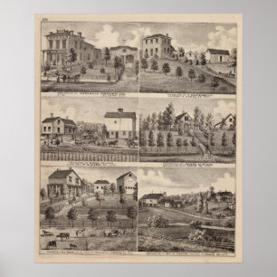 Verblijfselen in Rochester en in Dodge, Minnesota Poster