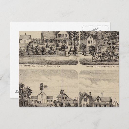 Verblijfselen, Minnesota 3 Briefkaart (Voorkant / Achterkant)