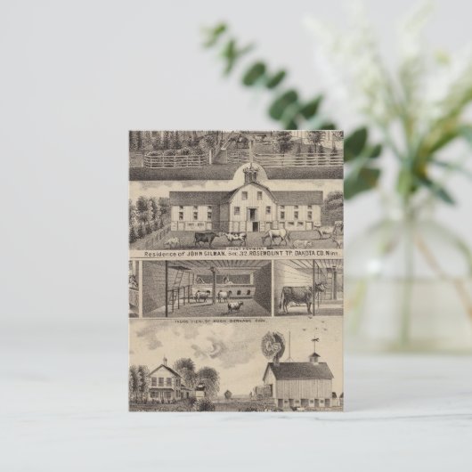 Verblijfselen, Minnesota 4 Briefkaart (Staand voorkant)