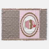 Verblijfskaart met cupcake deken (Voorkant)