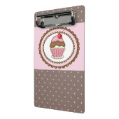 Verblijfskaart met cupcake mini klembord (Angled2)