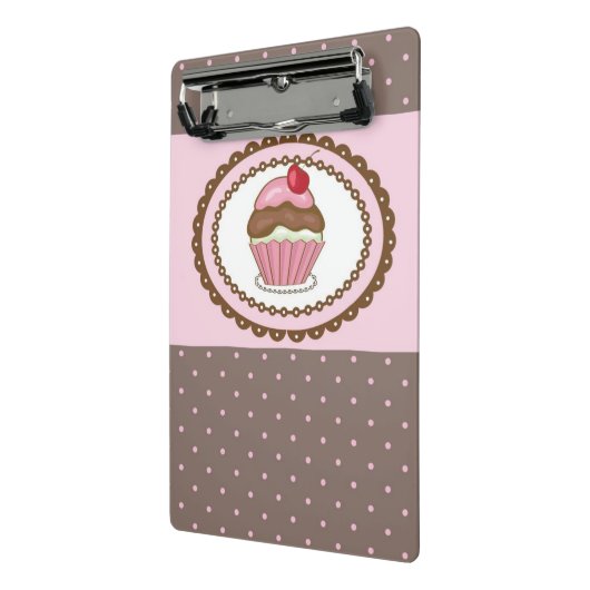 Verblijfskaart met cupcake mini klembord (Angled2)
