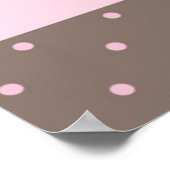 Verblijfskaart met cupcake poster (Hoek)