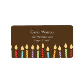 Verblijfskaarten Etiket (Voorkant)