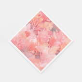 Verblindend koraal servet (Hoek)