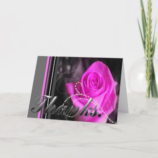 VERBLINDENDE THANK YOU KAART