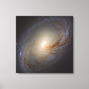 Verblote Lenticulaire Galaxy NGC 3368 Canvas Afdruk