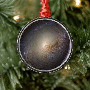 Verblote Lenticulaire Galaxy NGC 3368 Metalen Ornament