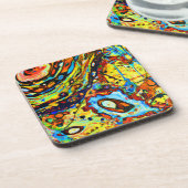 Verbluffend Abstract patroon Bier Onderzetter (Linkerzijde)