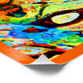 Verbluffend Abstract patroon Perfect Poster (Hoek)