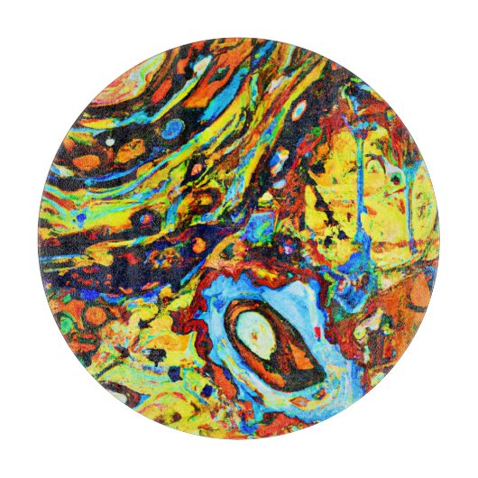 Verbluffend Abstract patroon Snijplank (Voorkant)