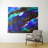 Verbluffend alcoholhoudende inkt wandkleed (In Situ (horizontaal))