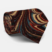 Verbluffend Antiek gemarmerd Stropdas (Opgerold)