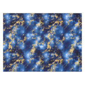 Verbluffend blauw, wit en goudmarmer tafelkleed (Voorkant (Horizontaal))