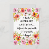 Verbluffend Boss Quote: geweldige boss Appreciatio (Voorkant / Achterkant)