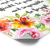 Verbluffend Boss Quote: geweldige boss Appreciatio Poster (Hoek)