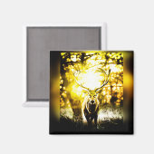 Verbluffend deer magneet (Voorkant / Achterkant)