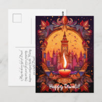 Verbluffend Diwali briefkaart