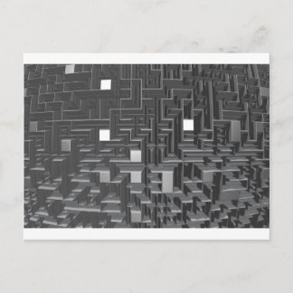 Verbluffend doolhof briefkaart