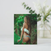 Verbluffend! Foto Bikini Babe Briefkaart (Staand voorkant)