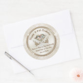 Verbluffend gelukkige, Birthday Stickers voor vrou (Envelop)