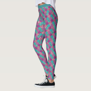 Verbluffend glitter Mermaid Scale pasta glam Spark Leggings