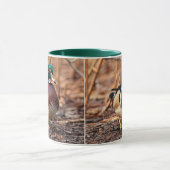 Verbluffend hout Duck die de Bossen loopt Mok (Midden)