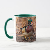 Verbluffend hout Duck die de Bossen loopt Mok (Links)