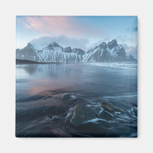 Verbluffend licht in IJsland Stokksnes, Vestraho Magneet