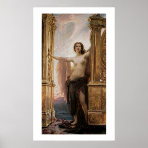 Verbluffend mooie Romantische Victoriaans kunstdru Poster