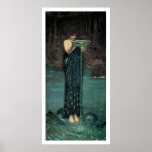 Verbluffend mooie Victoriaans Art Mermaid Print