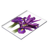 Verbluffend Nederlands Iris Paars Sensentijager Notitieboek (Linkerzijde)