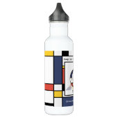 Verbluffend neoplasticisme Kunstmonogram. Brief G Waterfles (Links)