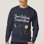Verbluffend ontwerp van Sun Galaxy-combinatie Trui (Voorkant)