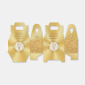 Verbluffend personaliseren, 50e Jubileum voor voet Bedankdoosjes (Uitgevouwen)