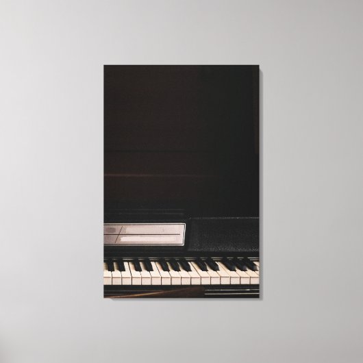 Verbluffend Pianodesign Canvas Afdruk (Voorkant)