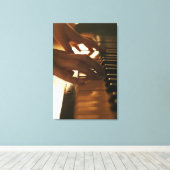 Verbluffend Pianodesign Canvas Afdruk (Insitu (Houten vloer))