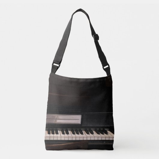 Verbluffend Pianodesign Crossbody Tas (Voorkant)