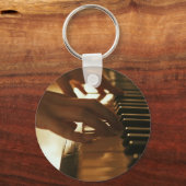 Verbluffend Pianodesign Sleutelhanger (Voorkant)